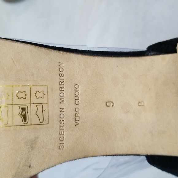 Sigerson Morrison Paulina2 Black Sandal Size 9 - Picture 12 of 12